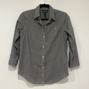 Brand new Ralph Lauren button down gingham